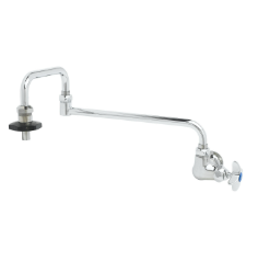B-0592 Llave llenadora de peroles a pared con maneral, brazo móvil y extensión de 18”