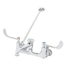 B-0658 Mezcladora de montaje a pared de 8" cuello con interruptor de vacío y varilla de soporte superior