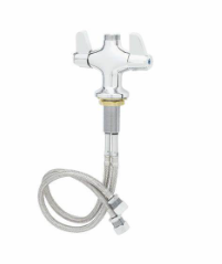 5F-2SLX00 Base mezcladora a cubiera de 8” a centros y manerales de muñeca. (Sin cuello).
