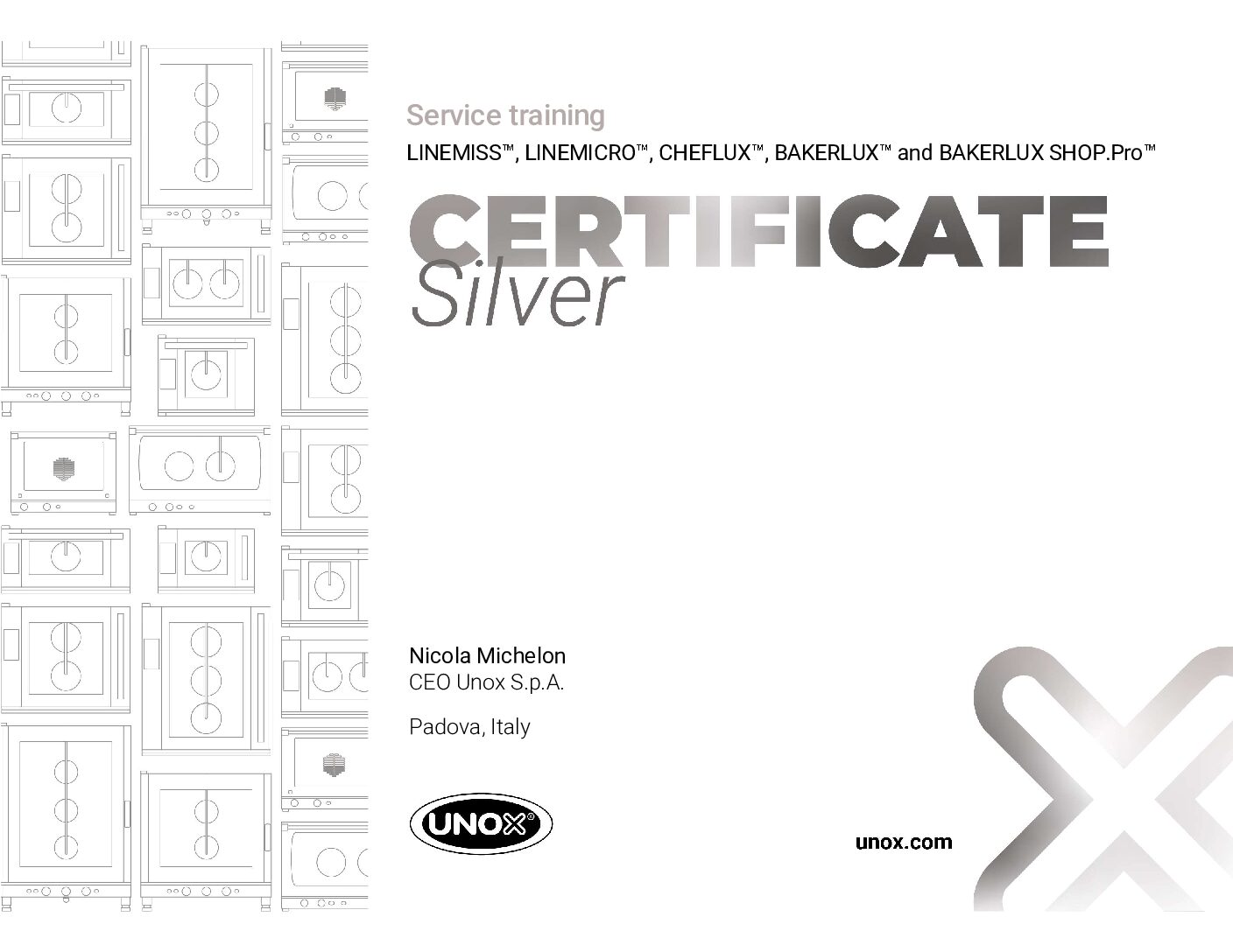 AGENCIA CERTIFICADA EN MANTENIMIENTO A EQUIPOS UNOX (LINEMISS , LINEMICRO , CHEFLUX , BAKERLUX and BAKERLUX SHOP.Pro)