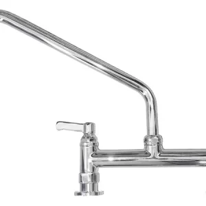 Ef26131 Llave Mezcladora A Cubierta Plateado Brillante