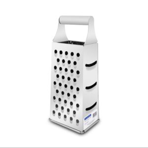 RALLA-4 CALEDONIA RALLADOR DE QUESO DE 4 LADOS DE ACERO INOXIDABLE