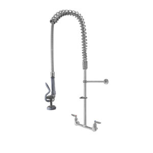 MAPREP-M2 RHINO Manguera de Prelavado a Pared con 2 Llaves Separadas