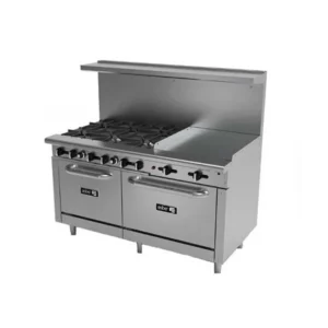 19056465 AEMR G24 B6 60H LPG 6 FUEGOS ABIERTOS + PLANCHA 24" + 2 HORNOS 24" Y 36"