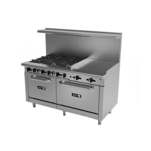 19056466 AEMR 2 G24 B6 60 H NG 6 FUEGOS ABIERTOS + PLANCHA 24" + 2 HORNOS 24" Y 36"