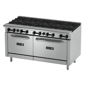 19055344 ASBER 2B10 60 LPG ESTUFA A GAS DE 10 FUEGOS ABIERTOS  + 2 HORNOS 24 " Y 36".