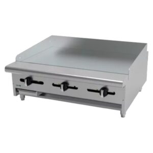 AEMG 36H NG PLANCHA LISA A GAS CON PLACA DE 3/4"