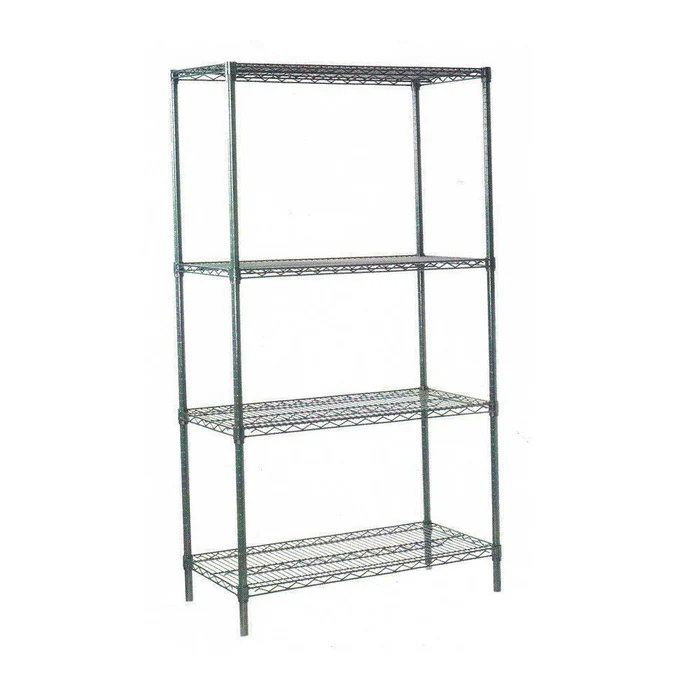 ED 1848 ANAQUEL DE ALAMBRE EPOXICO - 4 NIVELES - 450 x 1220 x 1820 MM