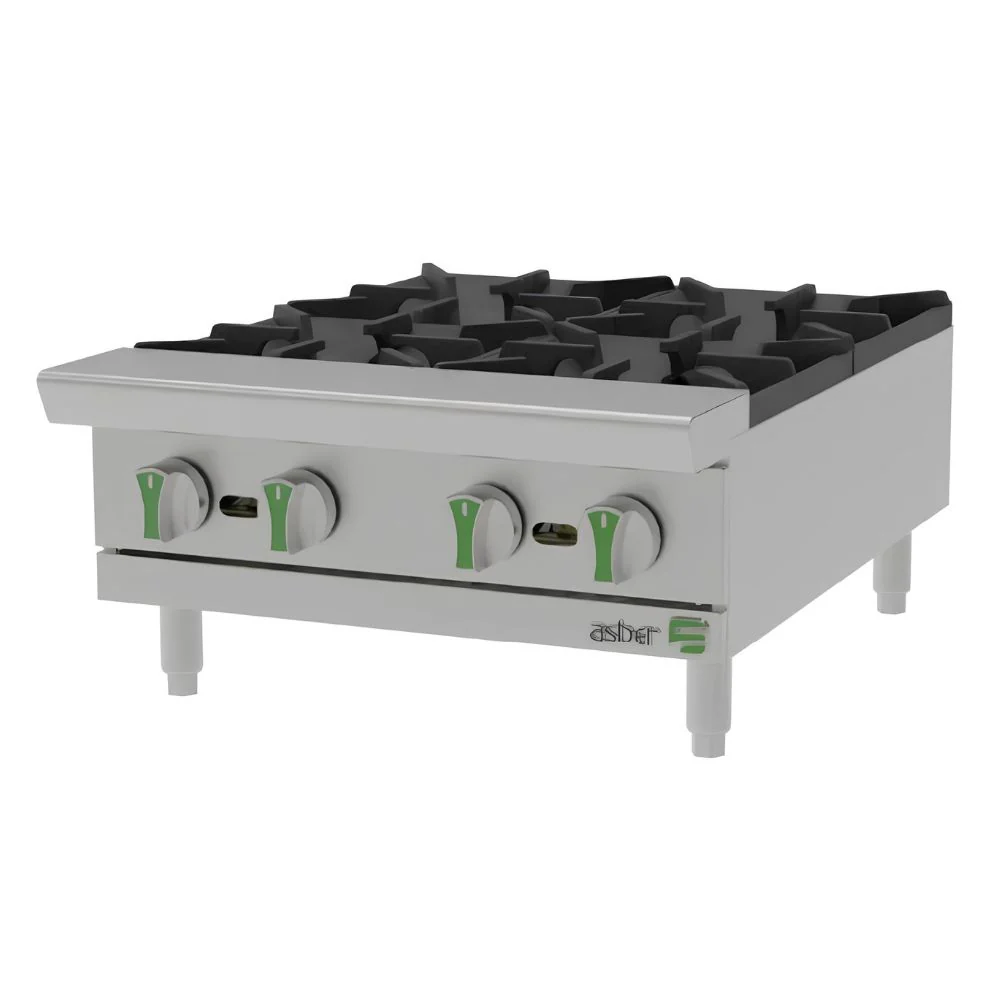 AEHP 4 24 NG PARRILLA A GAS DE 4 FUEGOS ABIERTOS