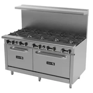 19056461 ASBER 2B10 60 NG ESTUFA A GAS DE 10 FUEGOS ABIERTOS +2 HORNOS 24" Y 36"