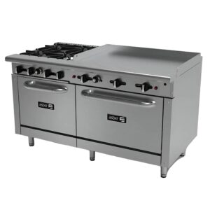 AEMR 2 G36 B4 60H NG 4 FUEGOS ABIERTOS + PLANCHA 36" + 2 HORNOS 24" Y 36"